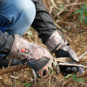 Savior Camo Heated Gloves For Hunting